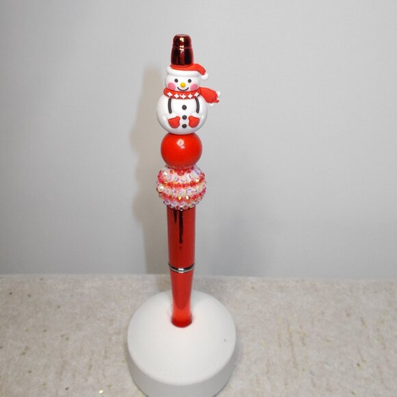 Christmas Snowman Pen - Picture 1 of 2